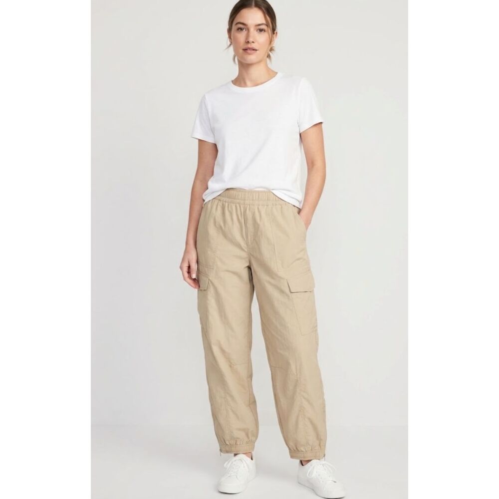 New Old Navy High-Waisted Ankle-Zip Cargo Jogger Pant Women's Plus Size 2X